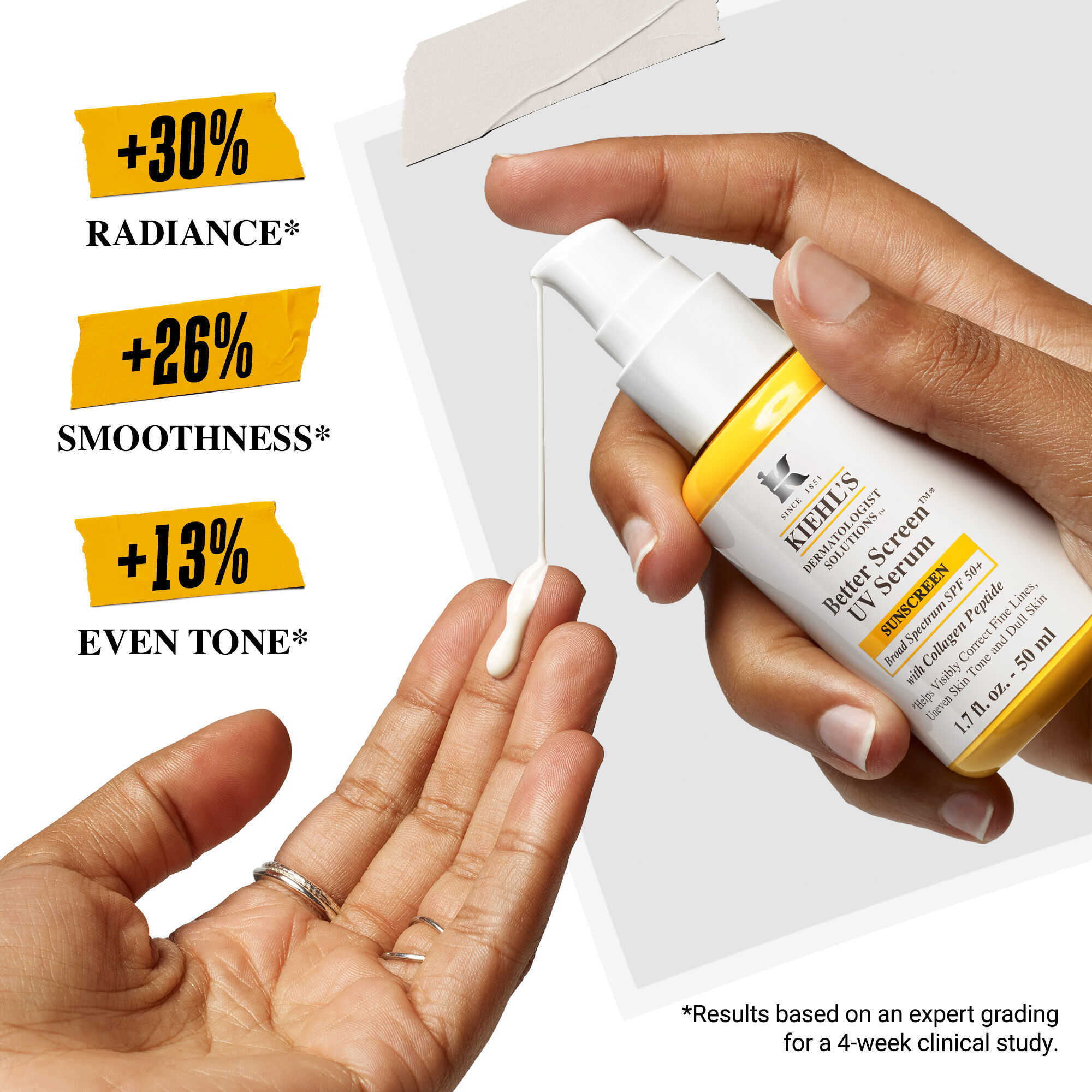 Better Screen™ UV Serum SPF 50+ Facial Sunscreen with Collagen Peptide