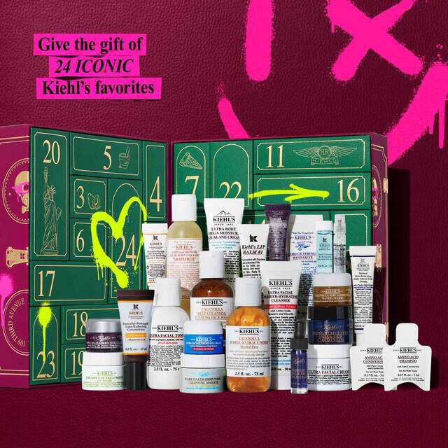24 Days Of Kiehl's Advent Calendar — Kiehl's Skincare Advent