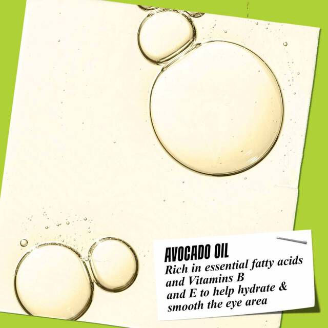 Avocado Oil texture swatch with benefit ​