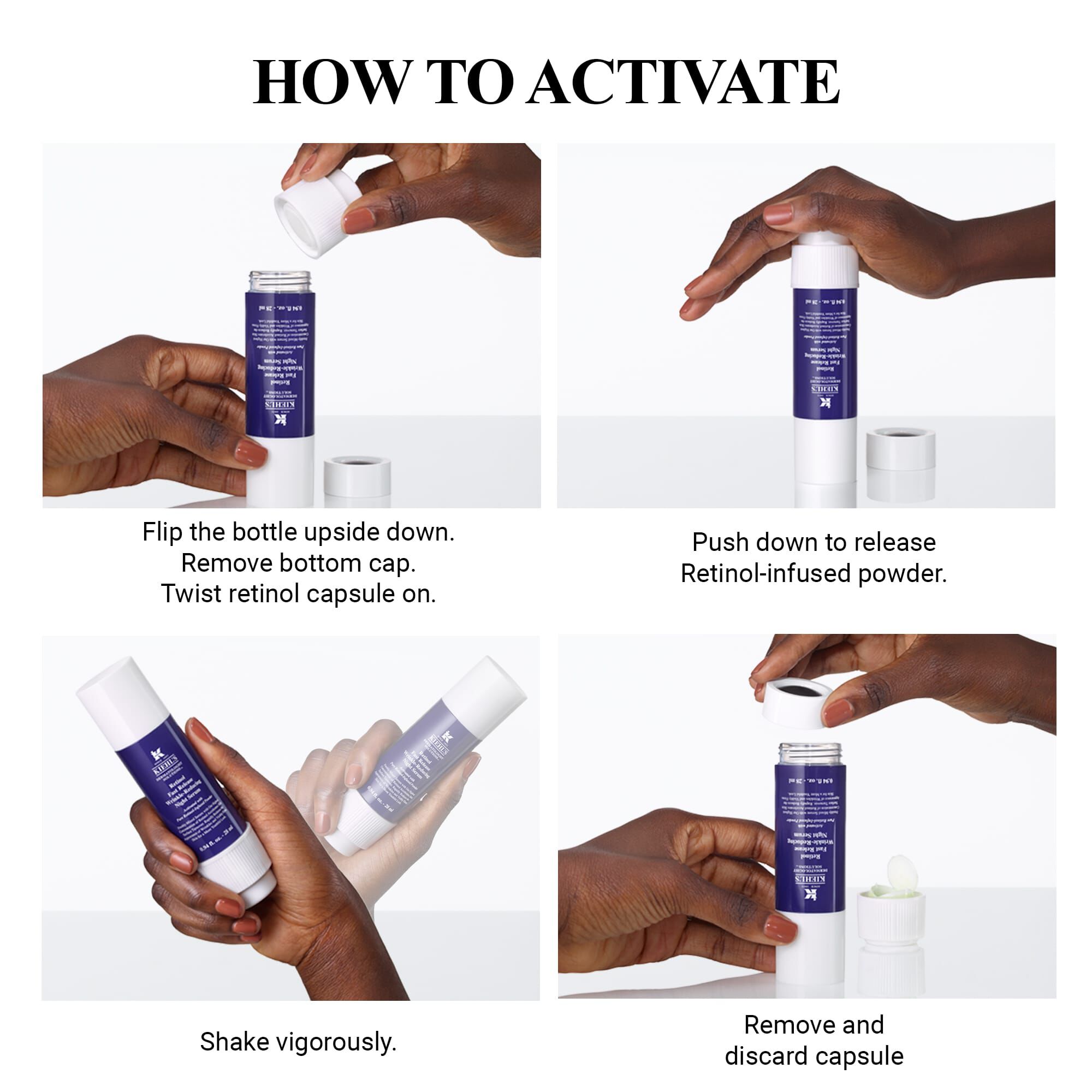 سيروم ريتينول الليلي سريع المفعول لتقليل التجاعيد